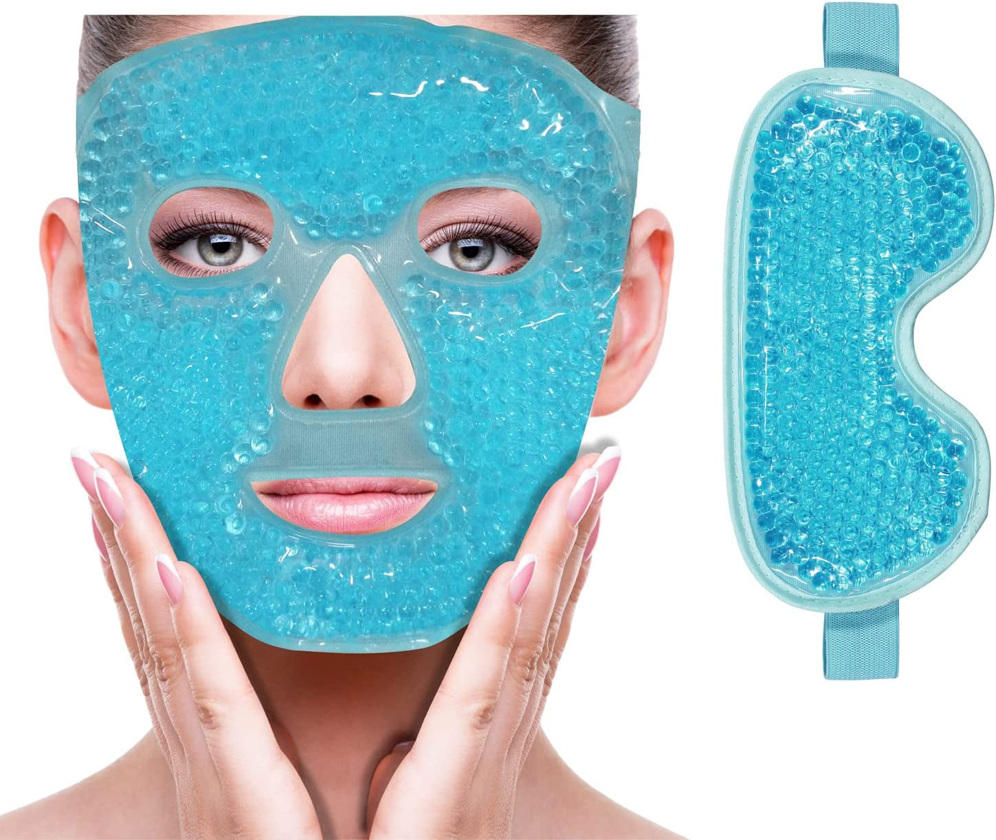 Cold Face Eye Mask Ice Pack Reduce Face Puff, Dark Circles