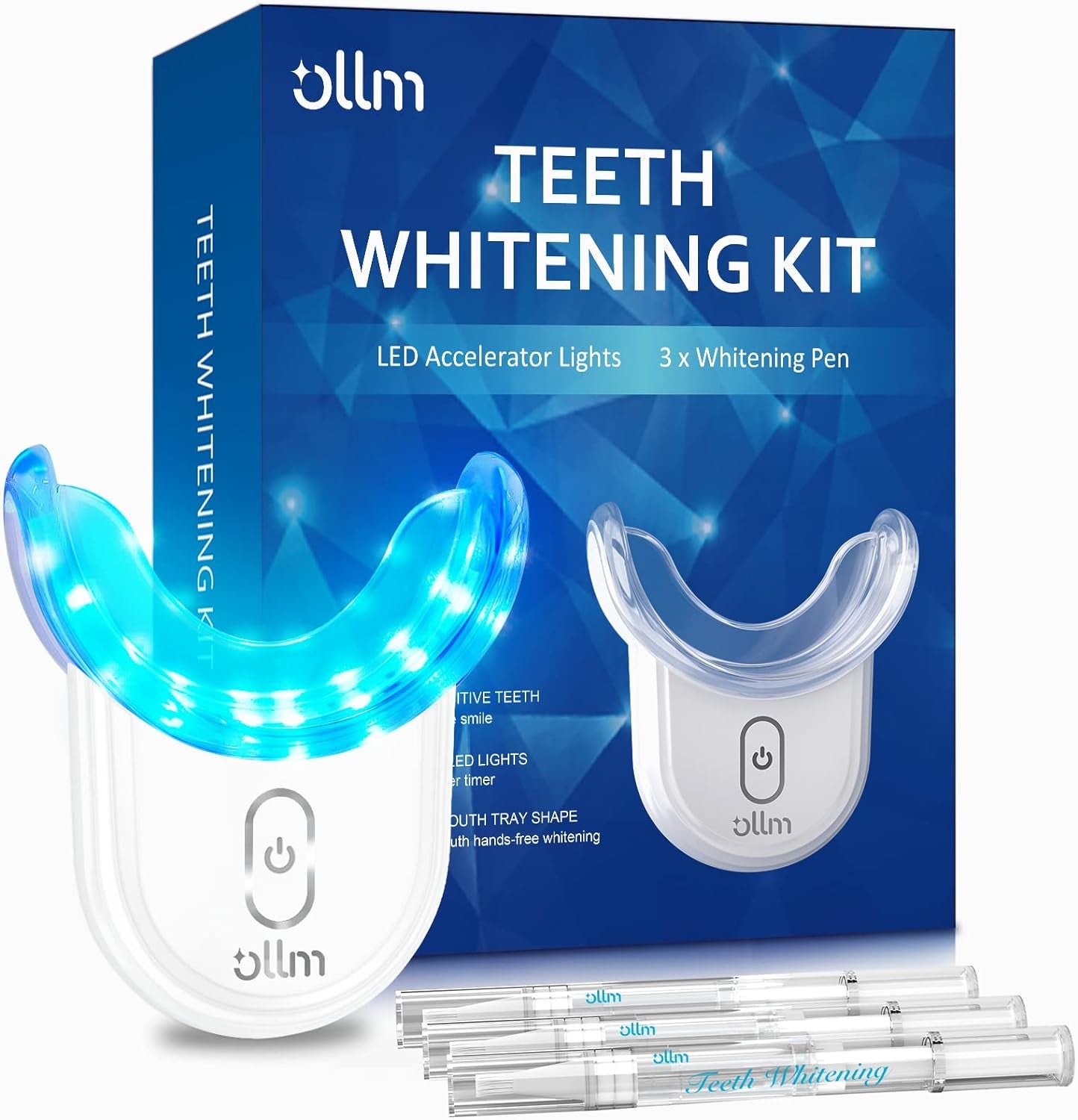 Teeth Whitening Kit Gel Pen Strips Hydrogen Carbamide Peroxide for Sensitive Teeth