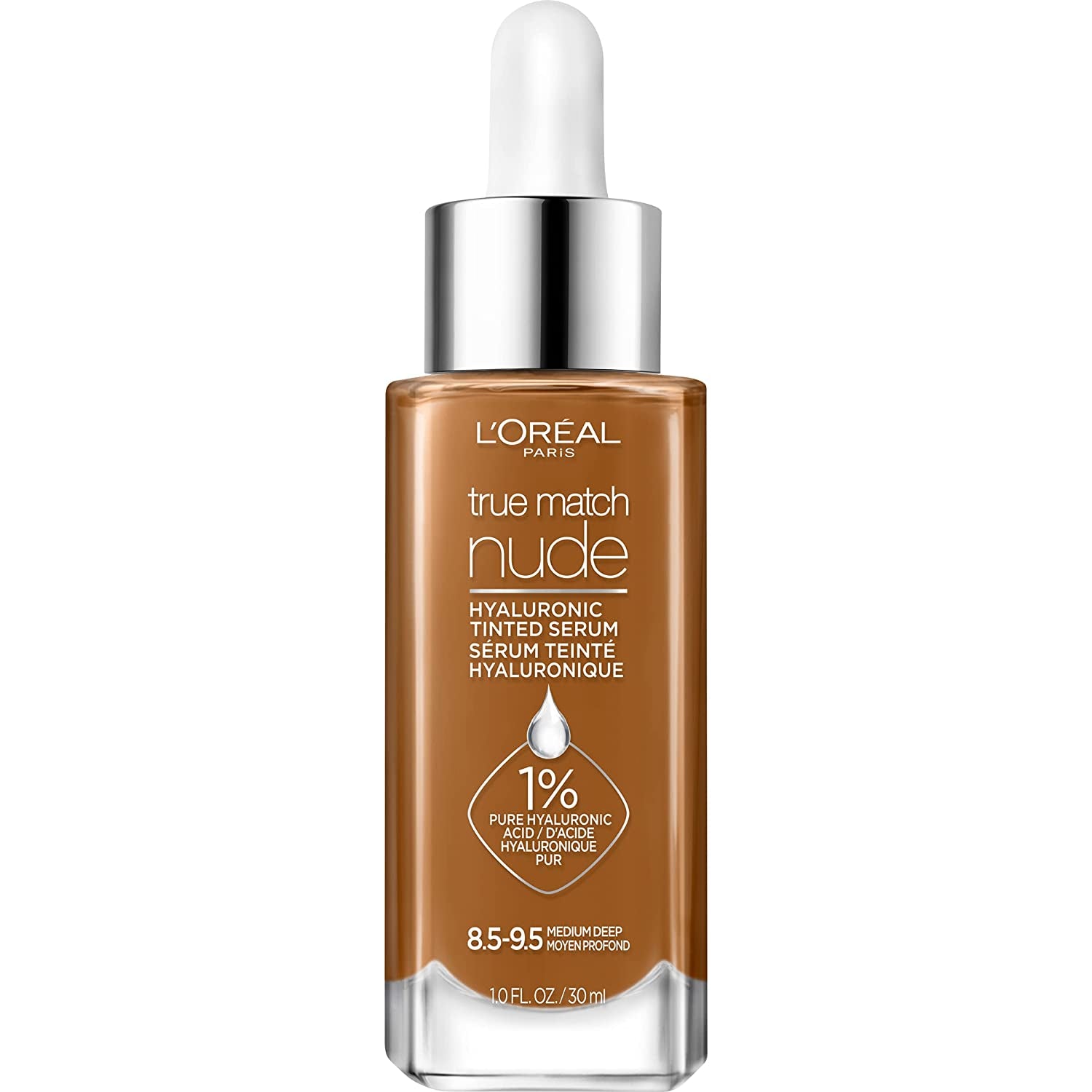 True Match Nude Hyaluronic Tinted Serum Foundation with 1% Hyaluronic Acid