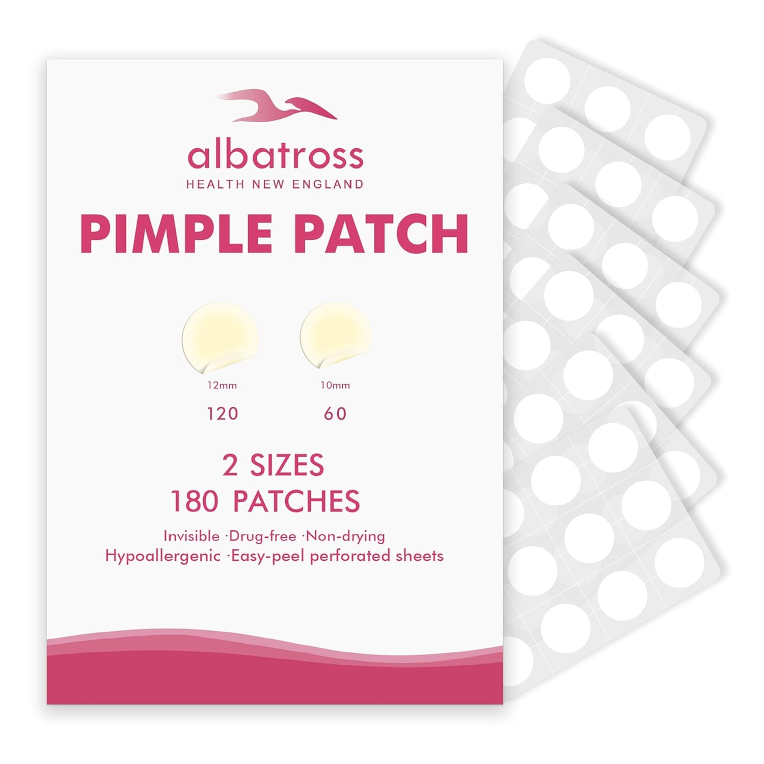 Overnight Acne Pimple Patches for Face (108 Counts)