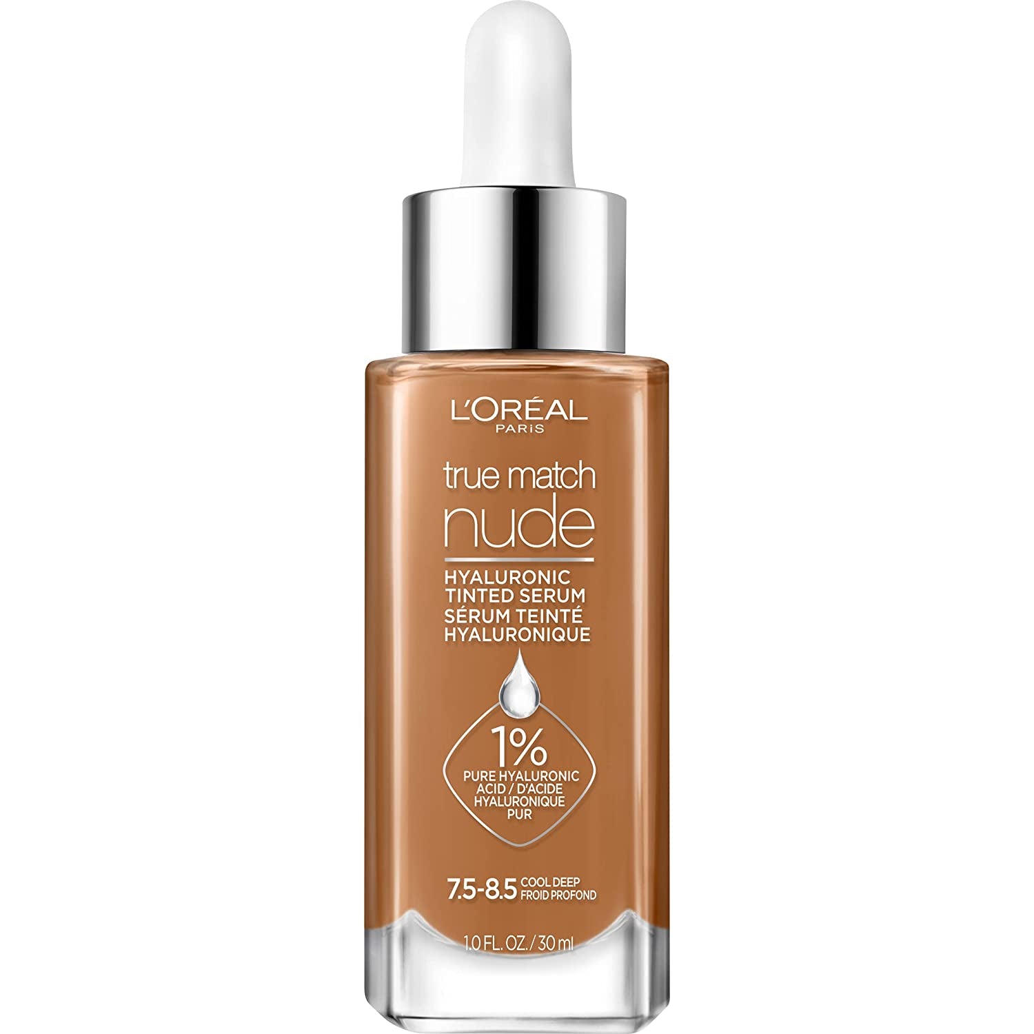 True Match Nude Hyaluronic Tinted Serum Foundation with 1% Hyaluronic Acid