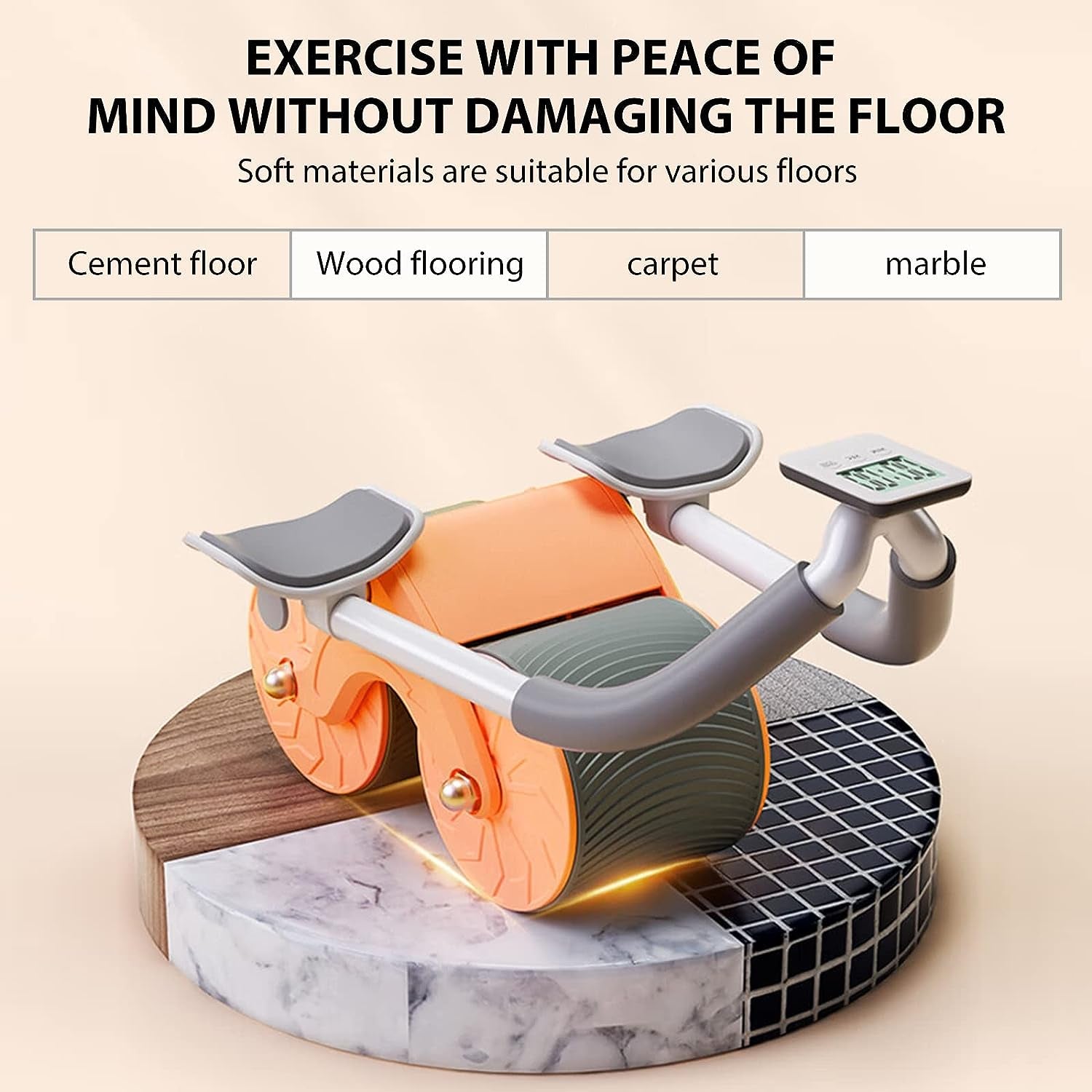 Elbow Support Automatic Rebound Abdominal Wheel