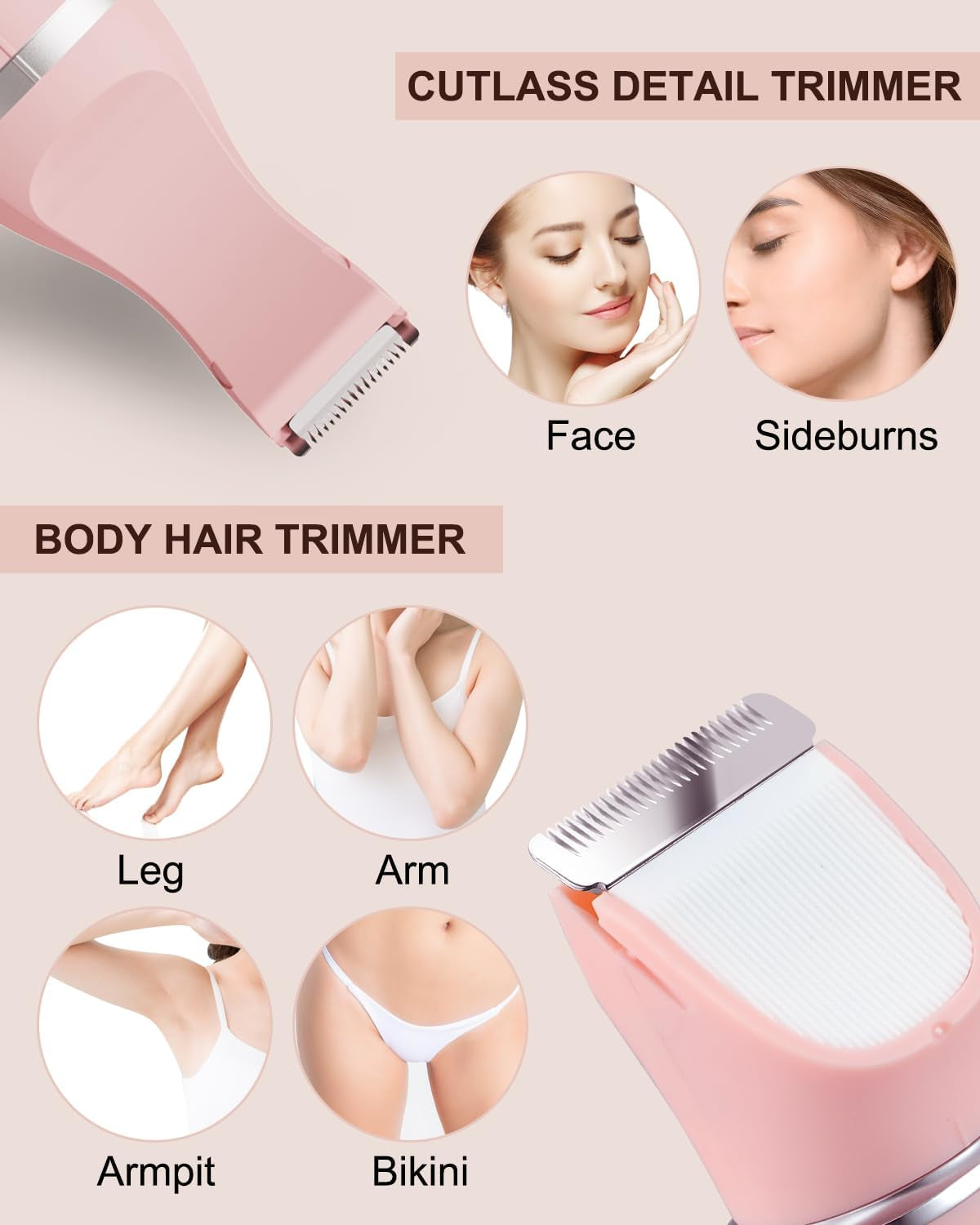 Electric Bikini Trimmer for Women - Electric Razor for Women