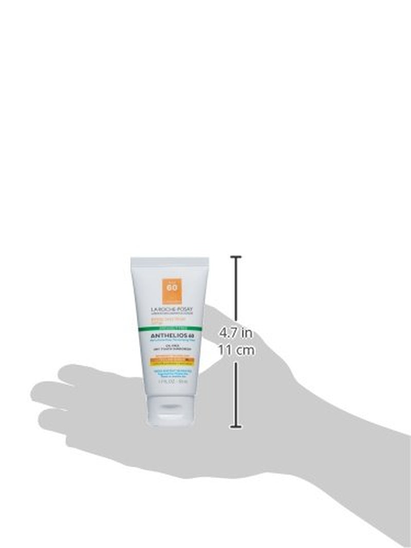 Anthelios Clear Skin Dry Touch Sunscreen SPF 60, Oil Free Face Sunscreen