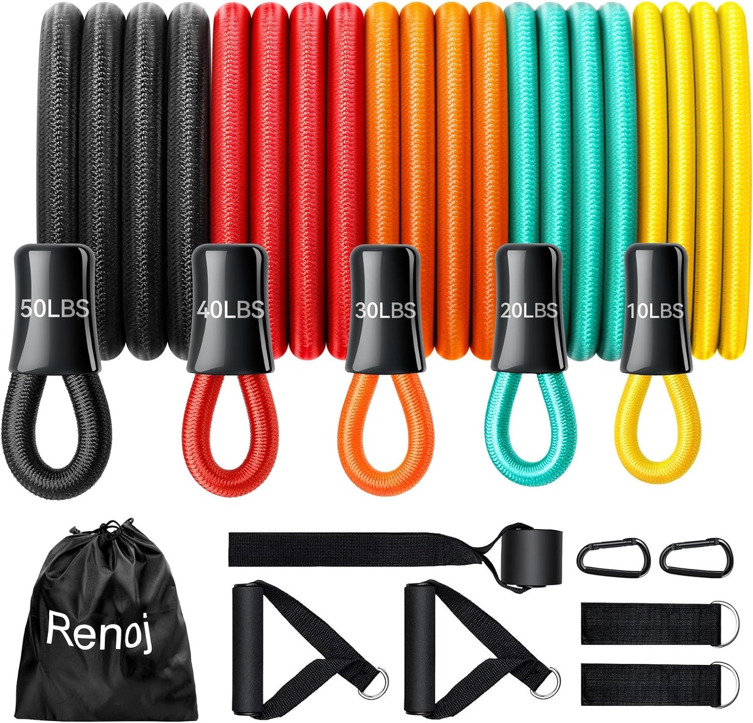 Resistance Bands with Handles, Exercise Bands Resistance Bands 