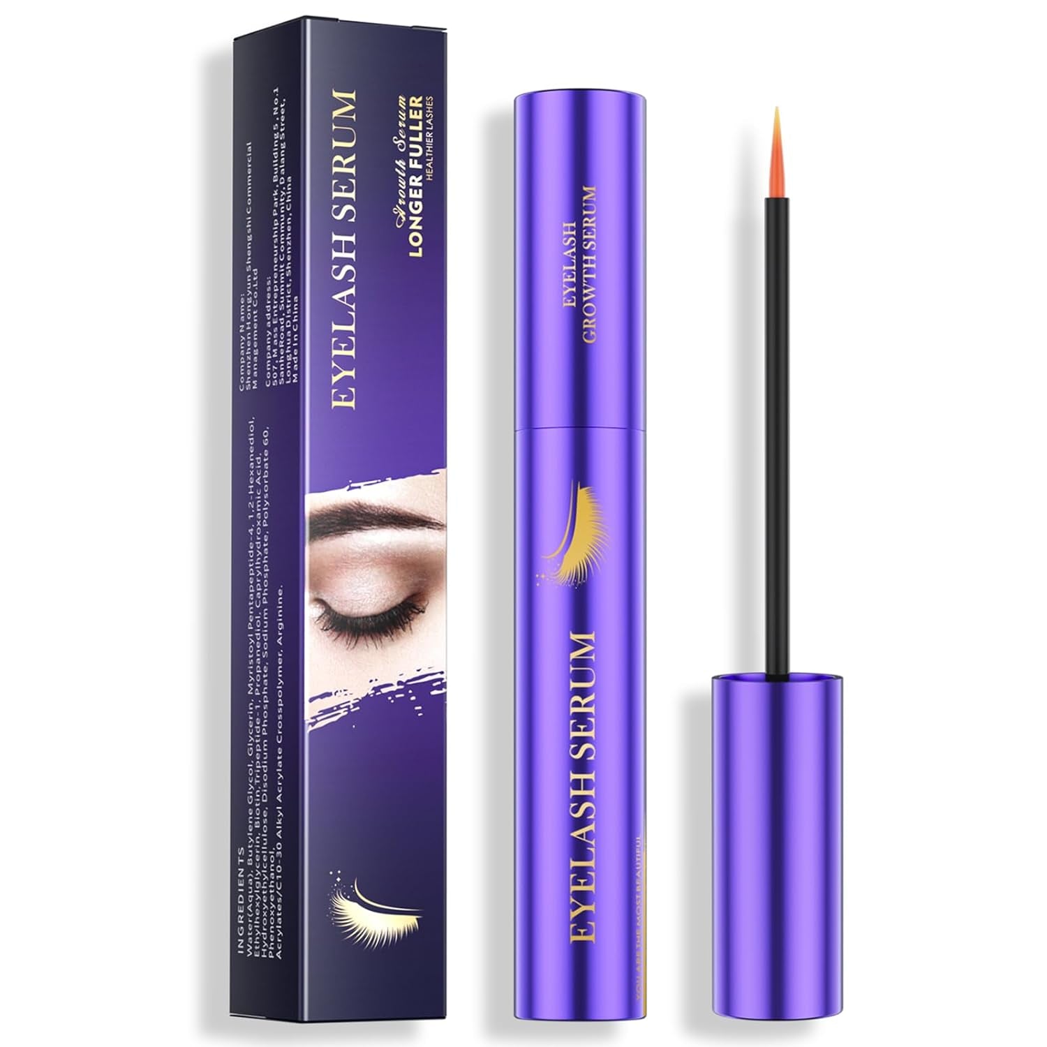 Lash Serum - 8Ml Rapid Eyelash Growth Serum, Lash Serum for Eyelash 