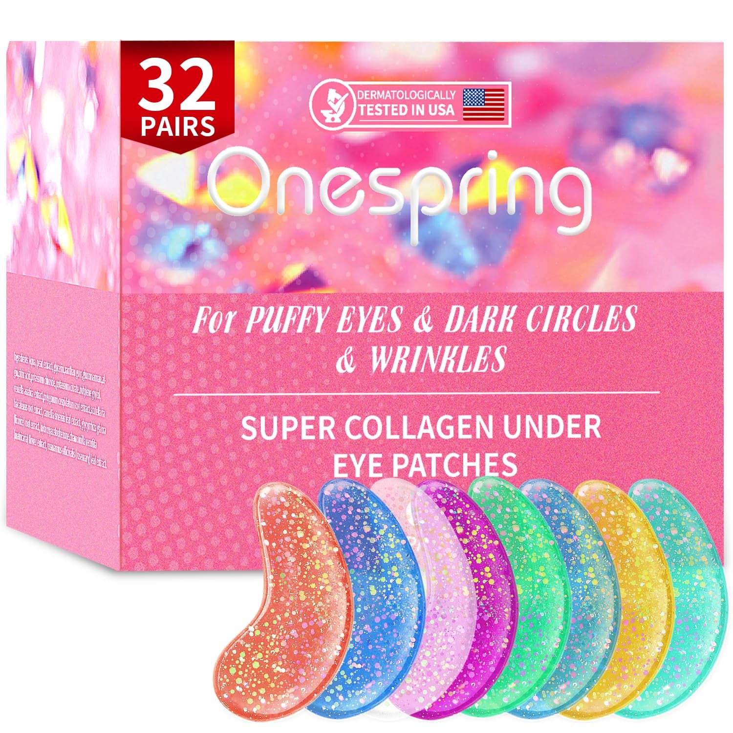 Under Eye Patches (24 Pairs) - Golden under Eye Mask for Dark Circles