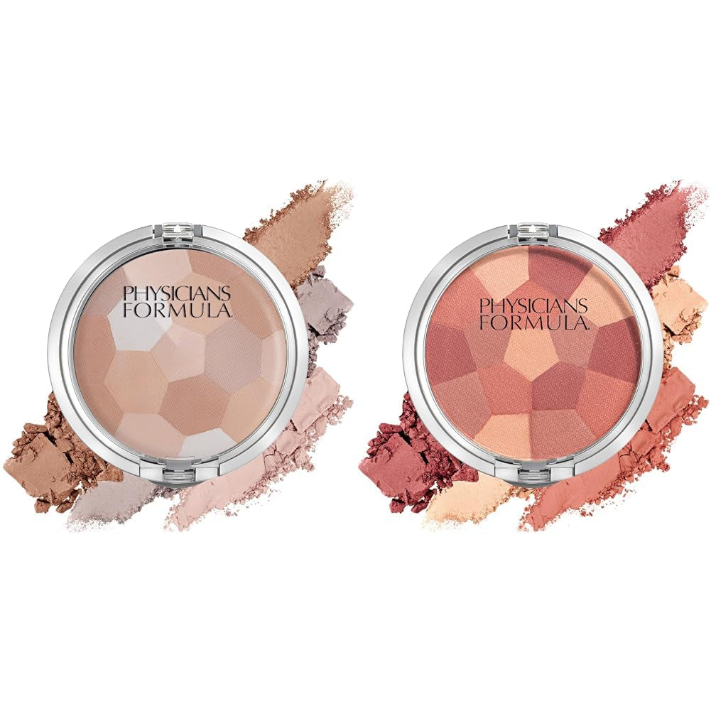 Setting Powder Palette Multi-Colored Pressed Finishing Powder Translucent