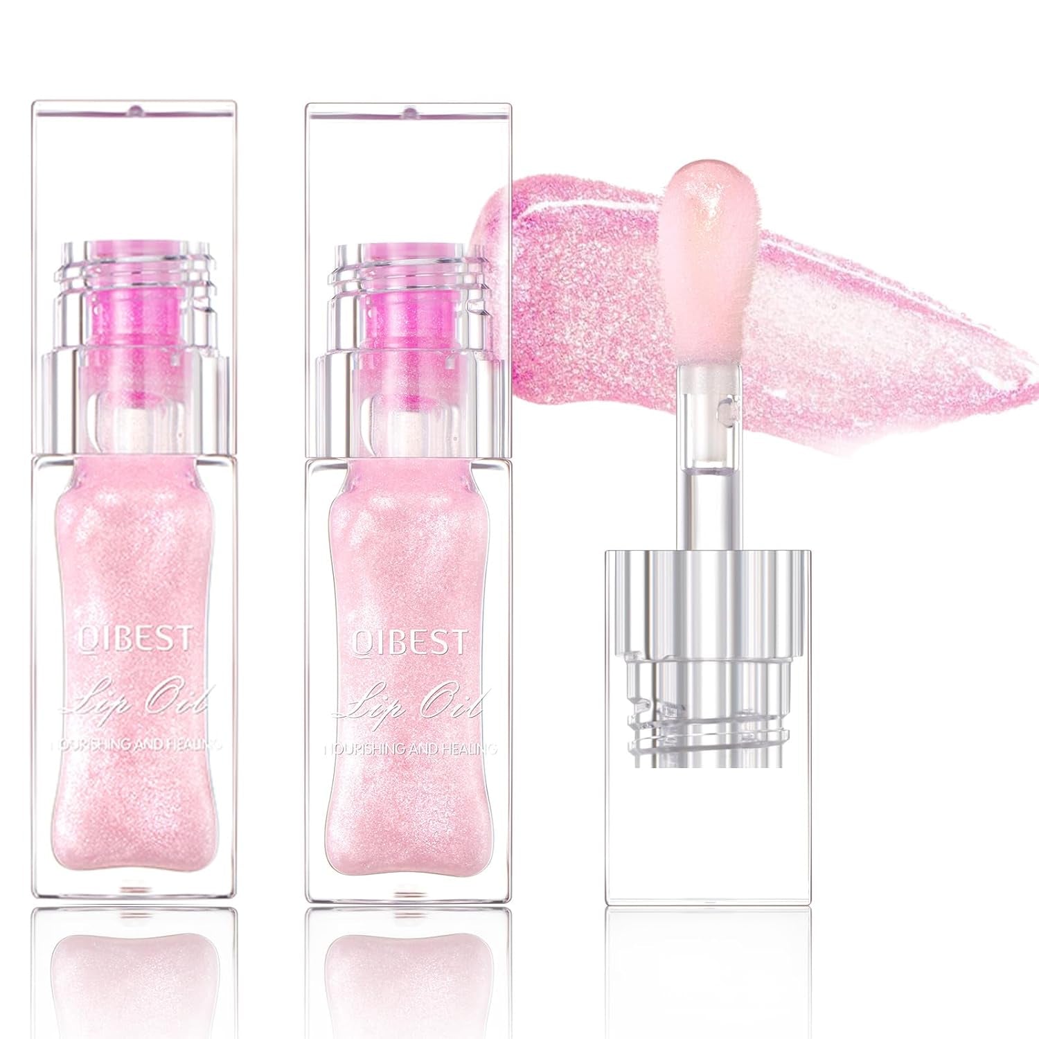 Magic Color Changing Moisturizing Lip Glow Oil Plumping Glimmer Glow Lipstick