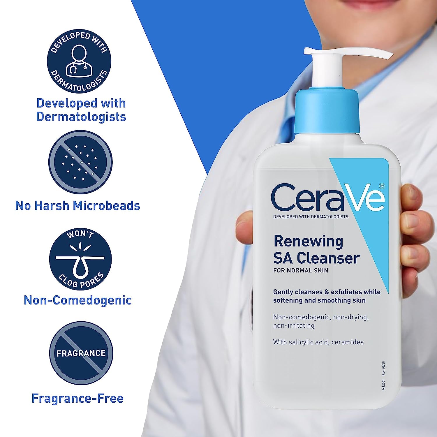 SA Cleanser | Salicylic Acid Cleanser with Hyaluronic Acid, Niacinamide