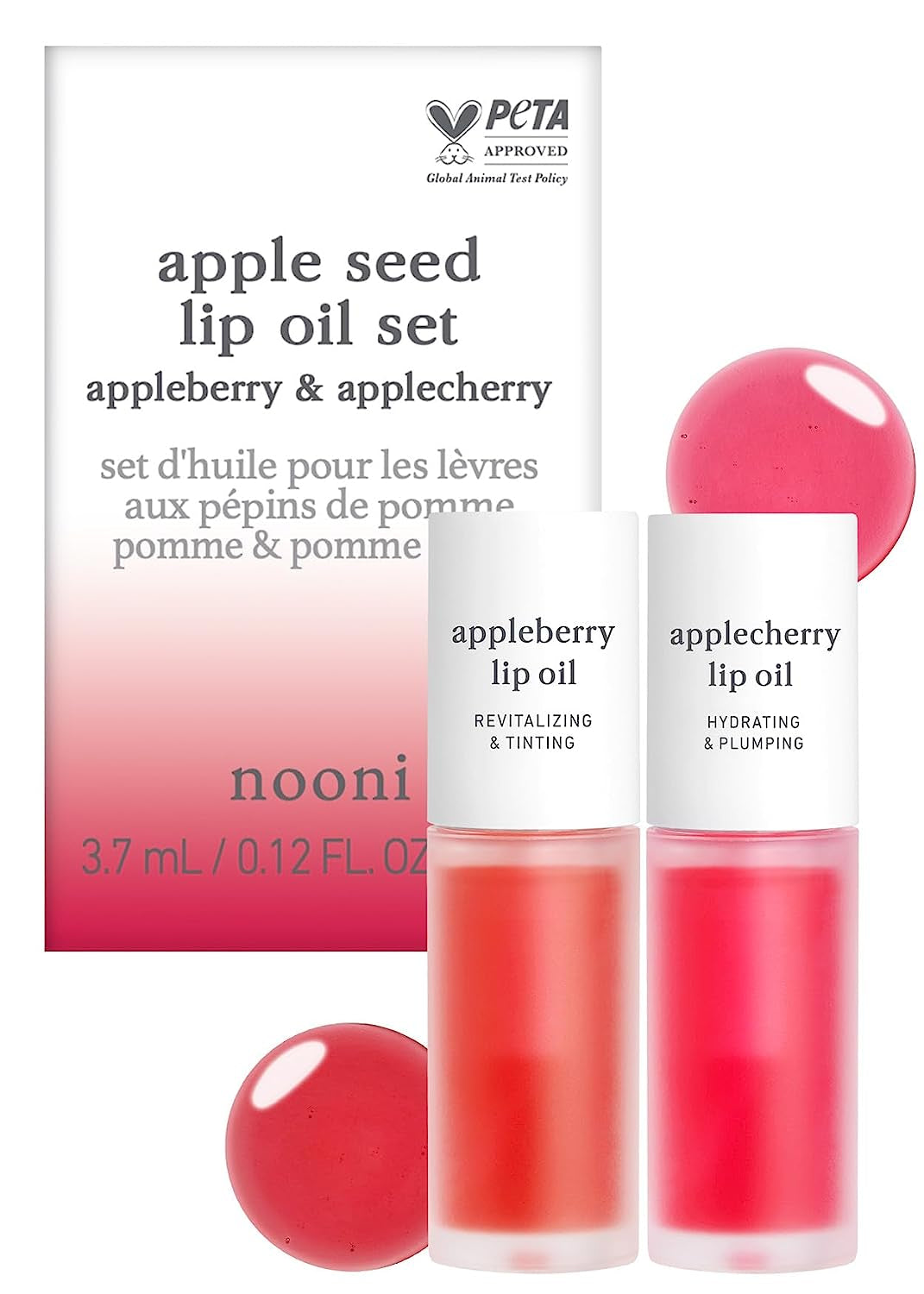 Korean Lip Oil - Appleberry | Lip Stain, Gift, Long-Lasting, Moisturizing