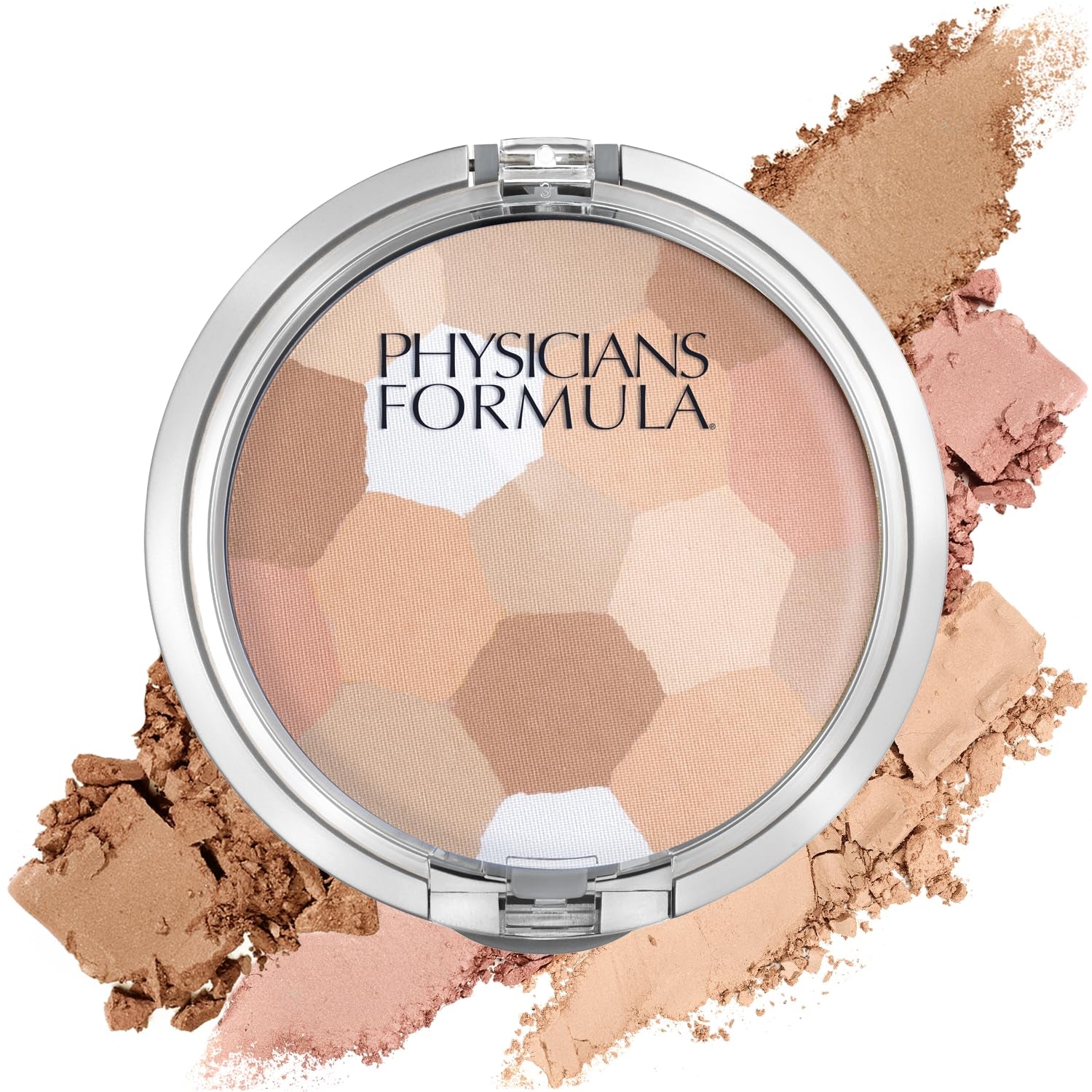 Setting Powder Palette Multi-Colored Pressed Finishing Powder Translucent