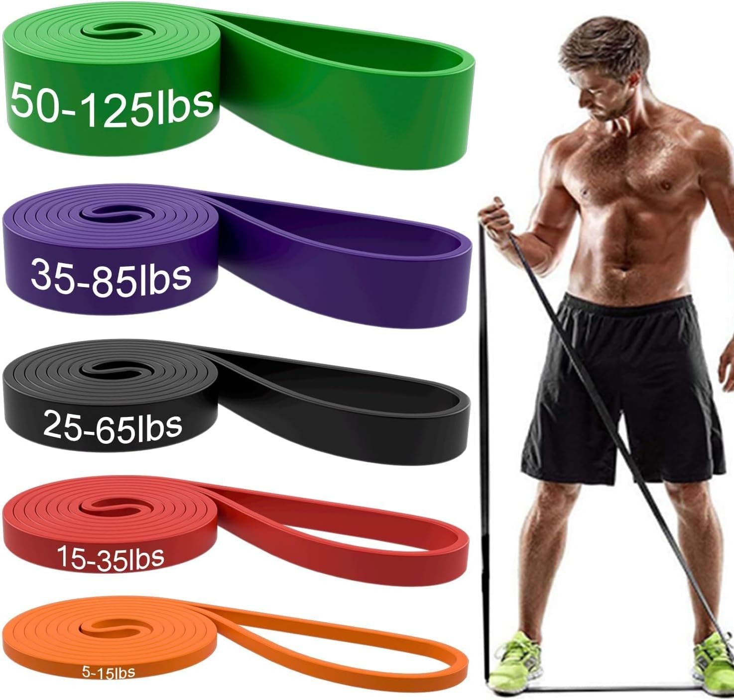 Resistance Bands, Pull up Assist Bands - Workout Bands