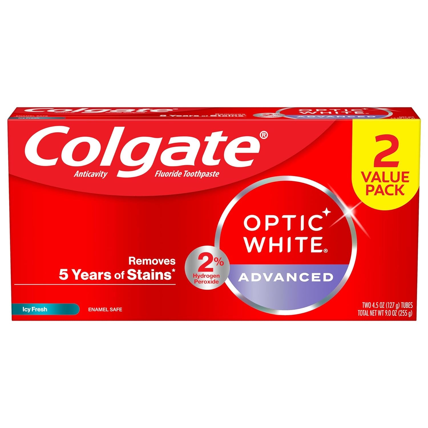 Optic White Advanced Hydrogen Peroxide Toothpaste