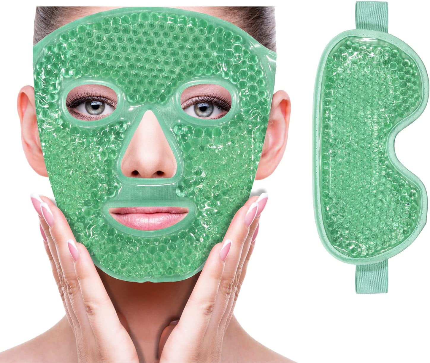 Cold Face Eye Mask Ice Pack Reduce Face Puff, Dark Circles