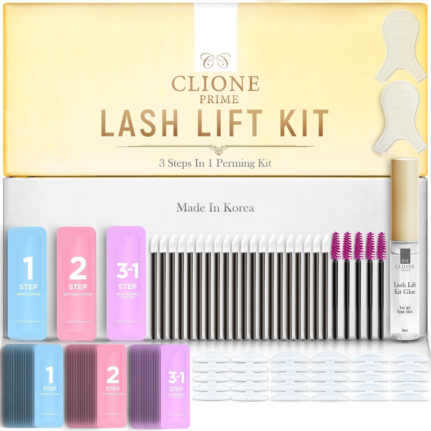 Lash Lift Kit - Eyebrow Lamination 5 Applications Kit Home