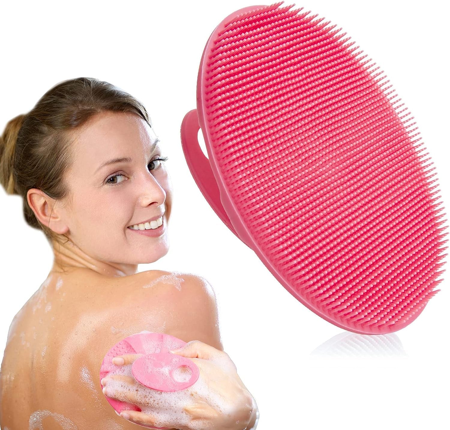 Food-Grade Soft Silicone Body Cleansing Brush Shower Scrubber