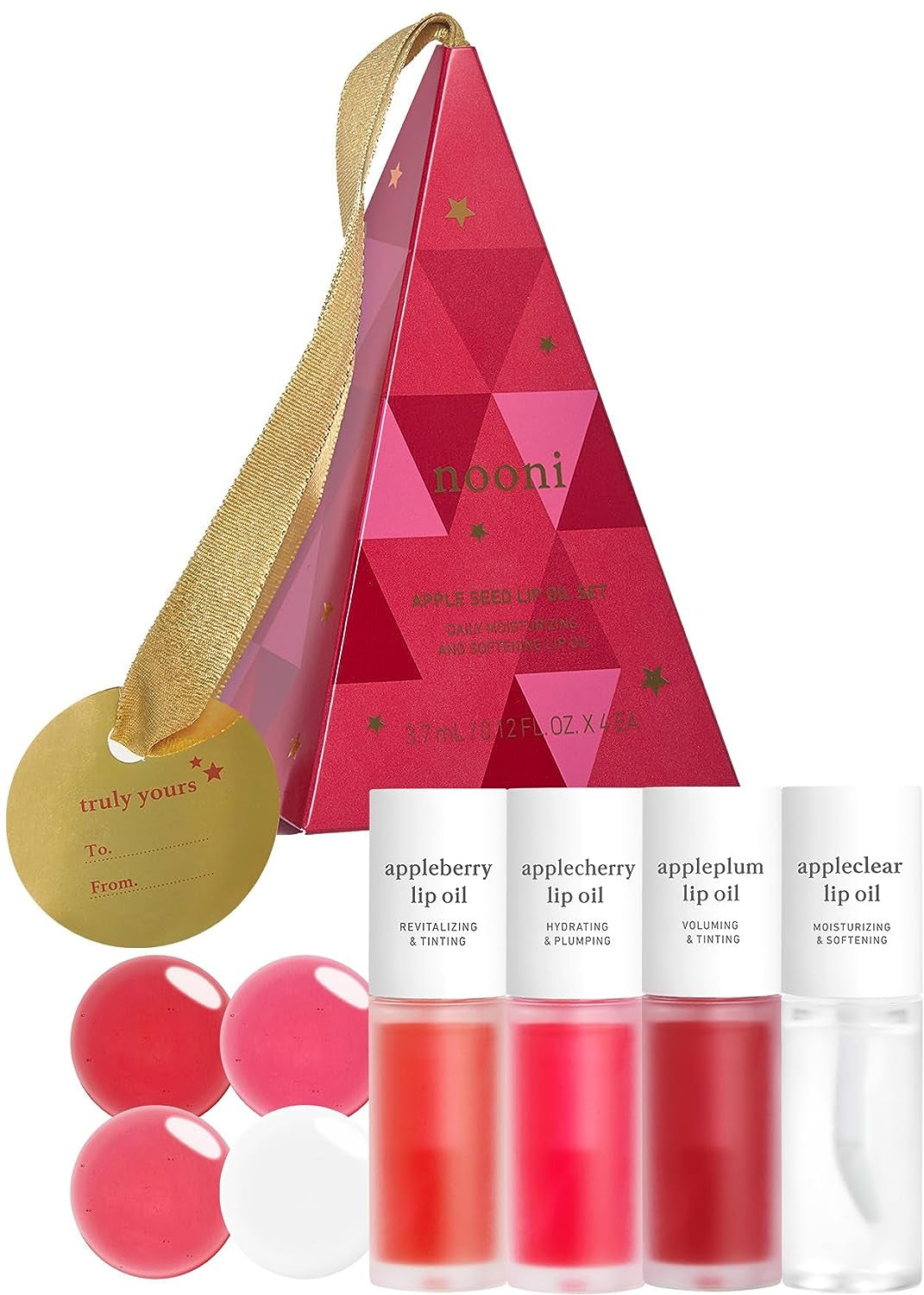 Korean Lip Oil - Appleberry | Lip Stain, Gift, Long-Lasting, Moisturizing